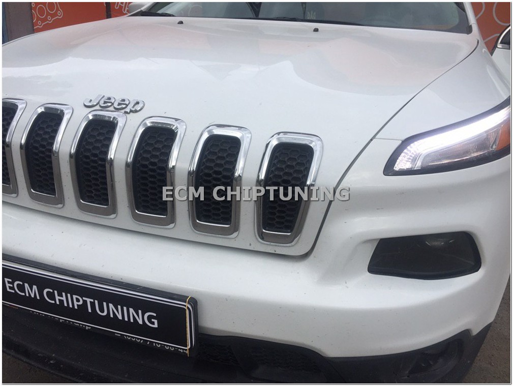 Jeep Cherokee чип-тюнинг увеличение мощности отключение удаление катализатора